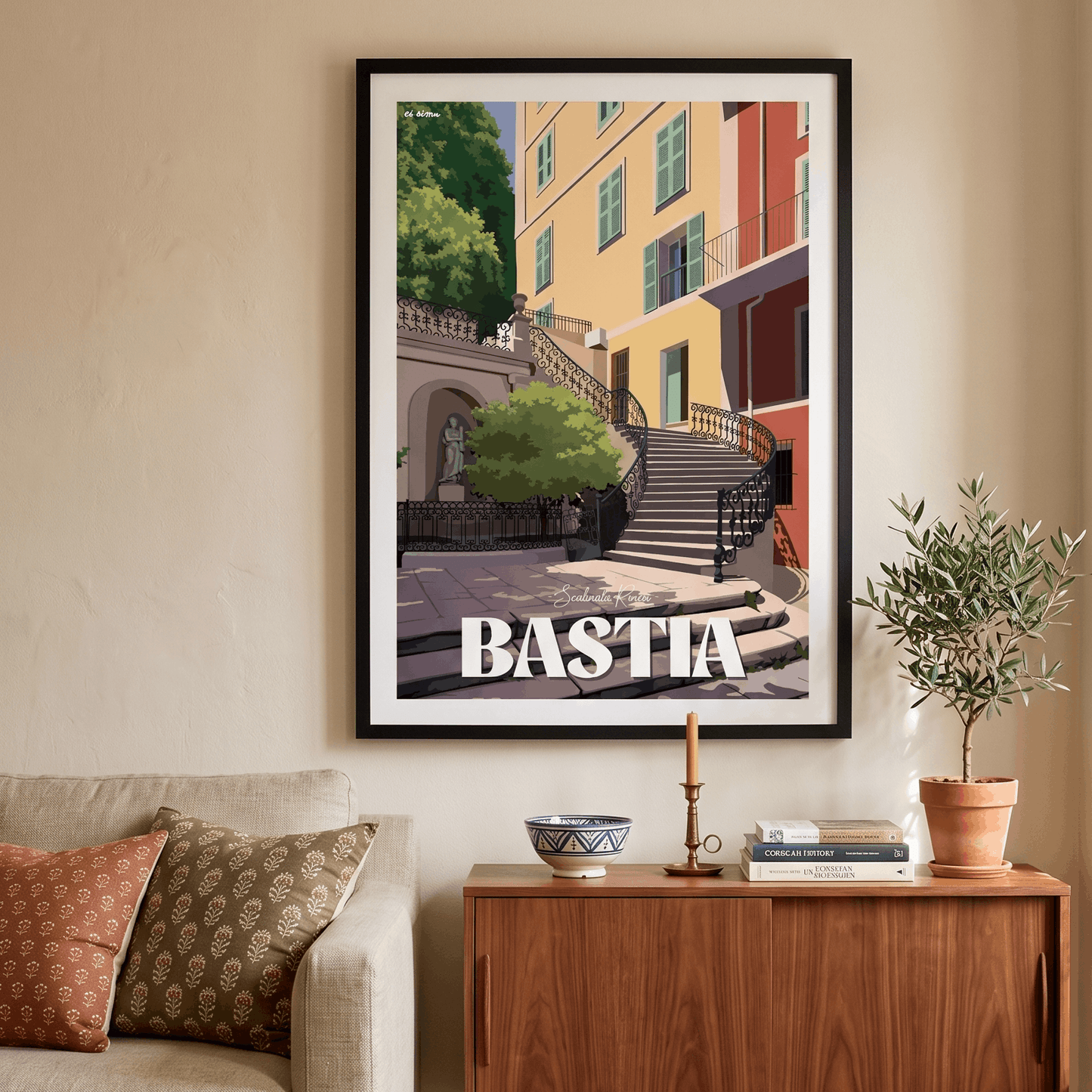 Affiche de Bastia Jardin Romieux