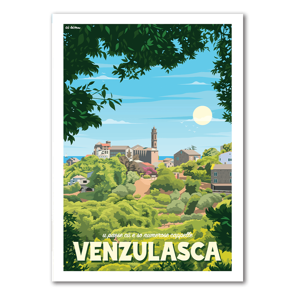 Affiche Corse Venzulasca