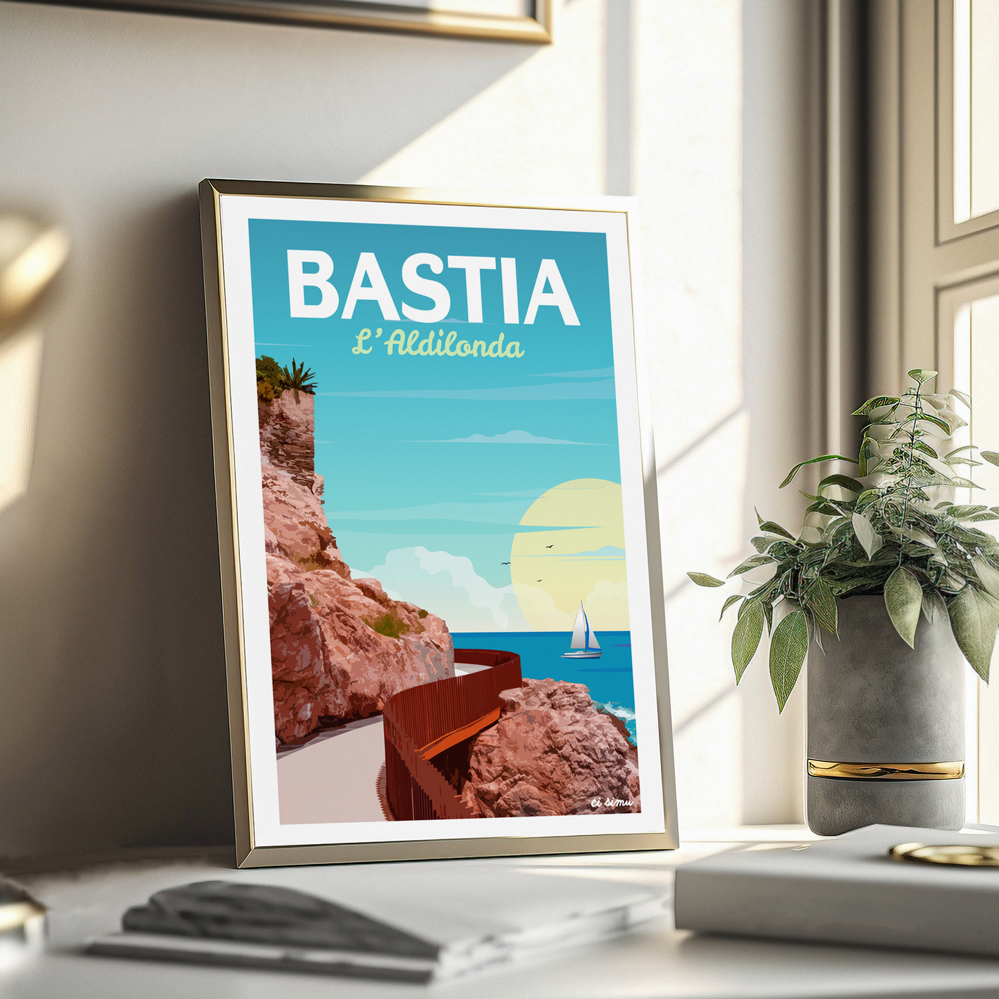 poster bastia affiche corse
