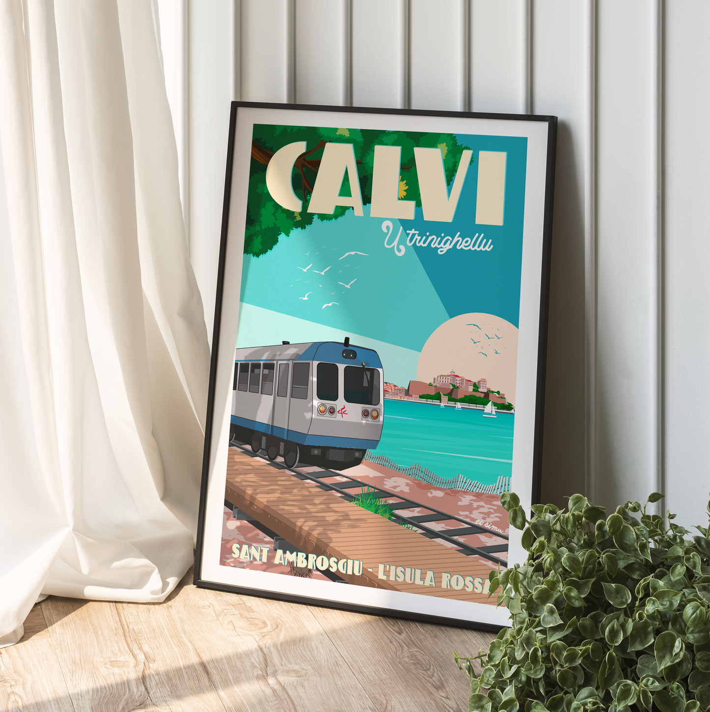 poster Calvi affiche corse