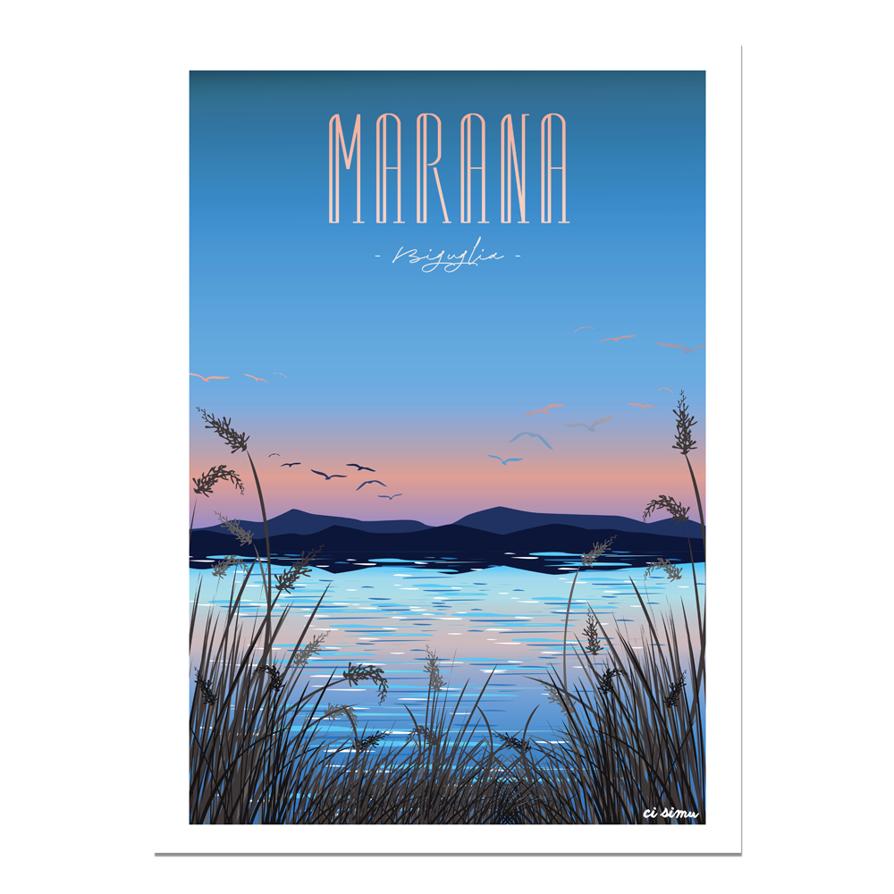 Affiche de Biguglia et de la Marana étang