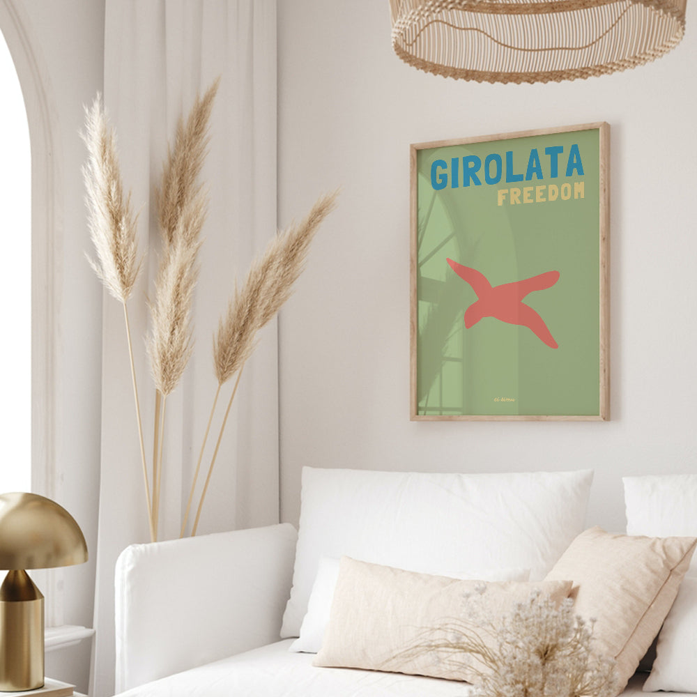 Poster de la Corse affiche de Girolata