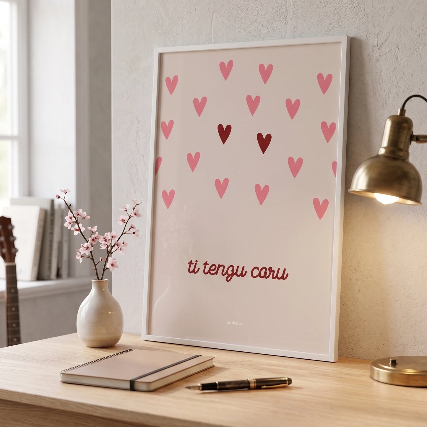 Affiche corse amour je t'aime ti tengu caru