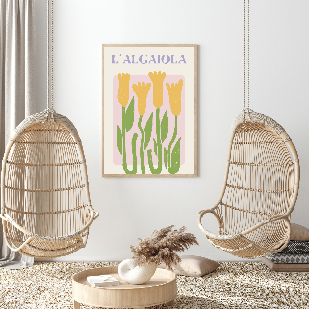 Affiche corse Algajola déco