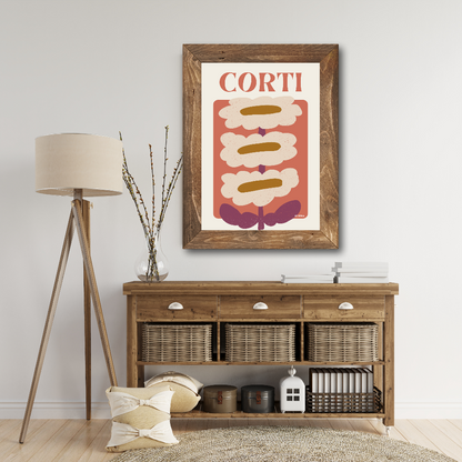 Décoration poster corte corse