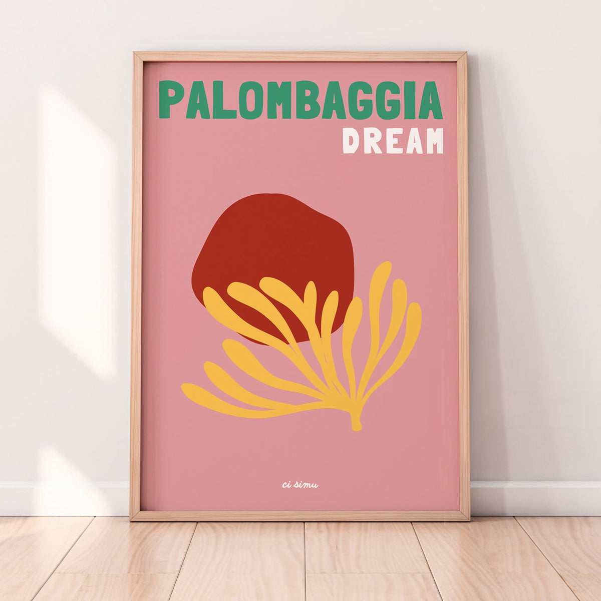 Poster Corse de la plage de Palombaggia