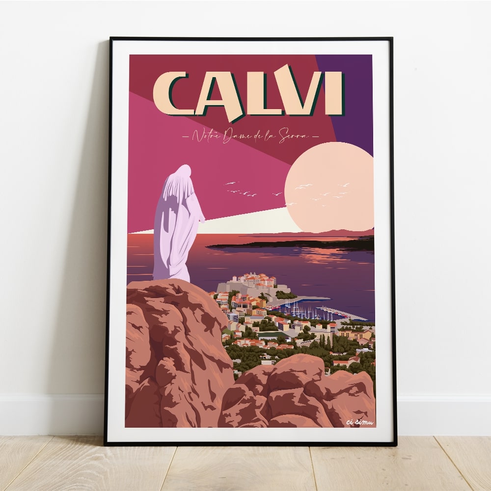 Affiche Corse de Calvi