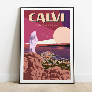 Affiche Calvi Notre Dame de la Serra Corse