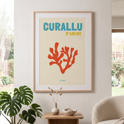affiche corse porte bonheur avec le corail