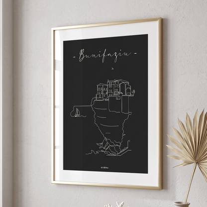 affiche bonifacio corse