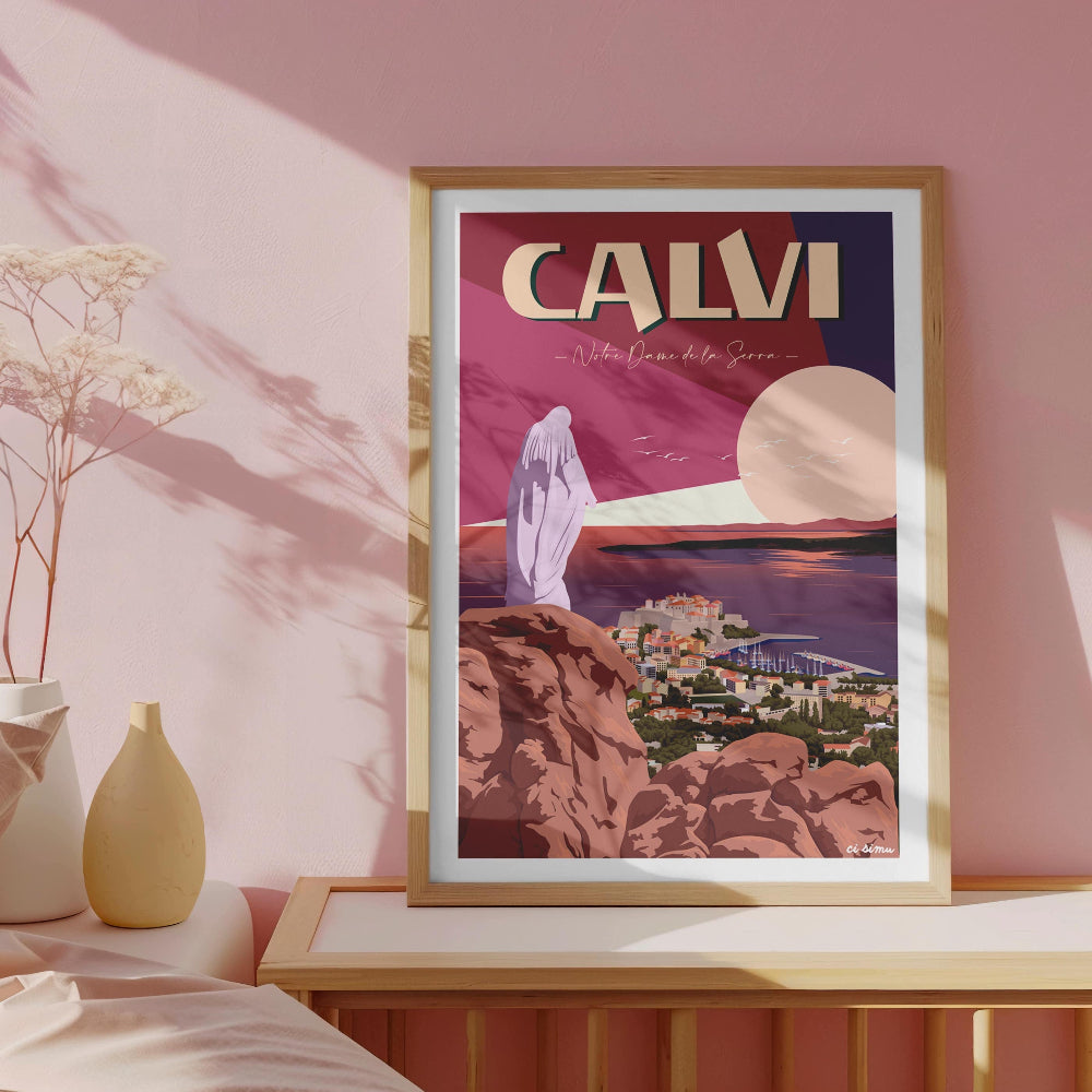 Poster de Calvi Corsica