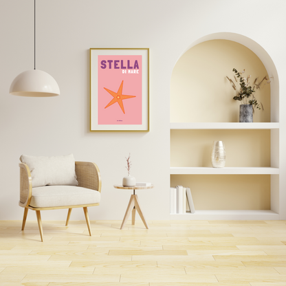 Affiche stella plage décoration