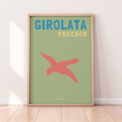 Affiche de Girolata en Corse