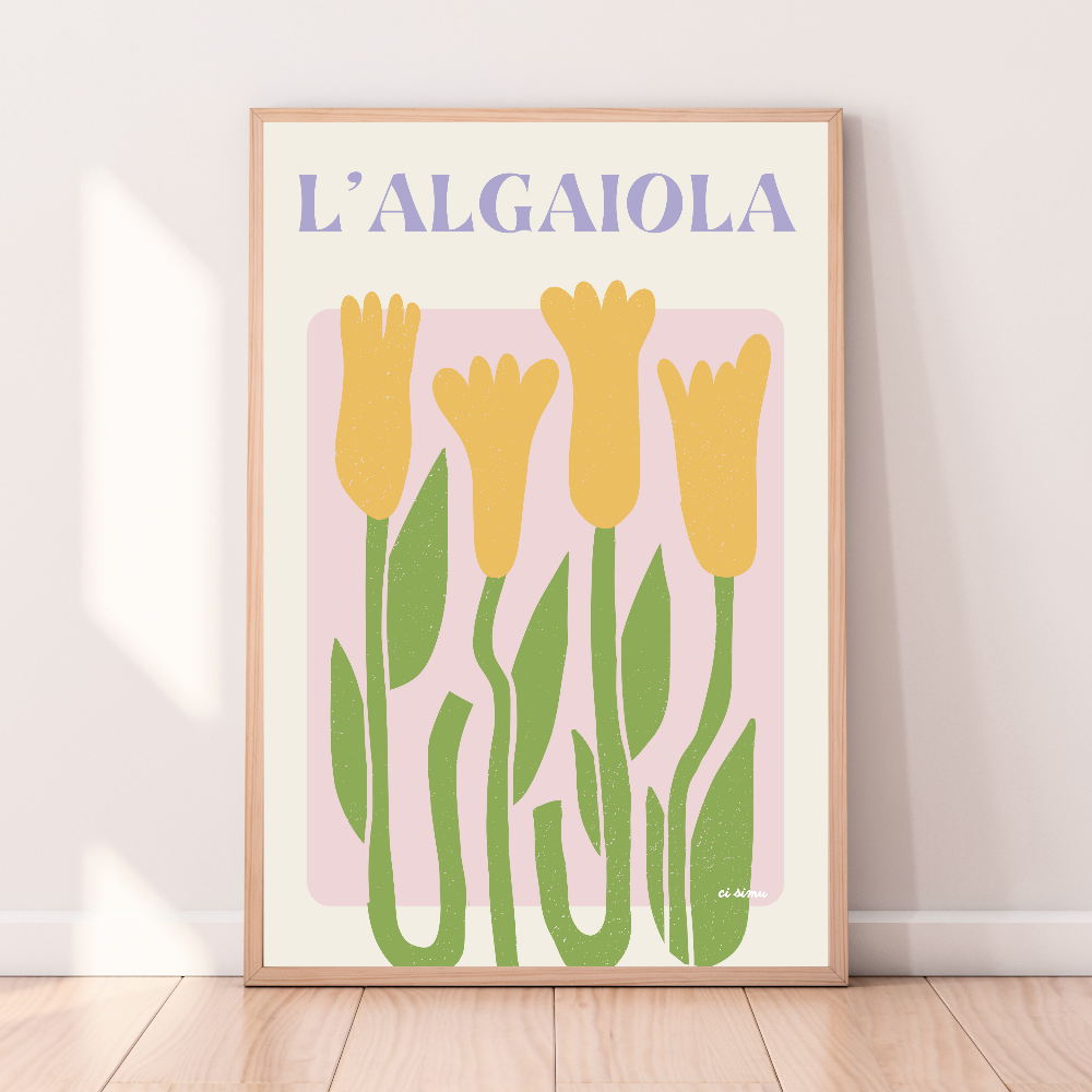 Affiche déco Algajola 