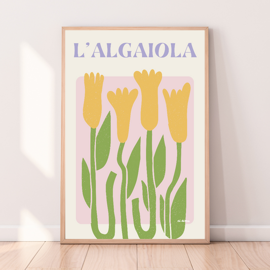 Affiche déco Algajola 