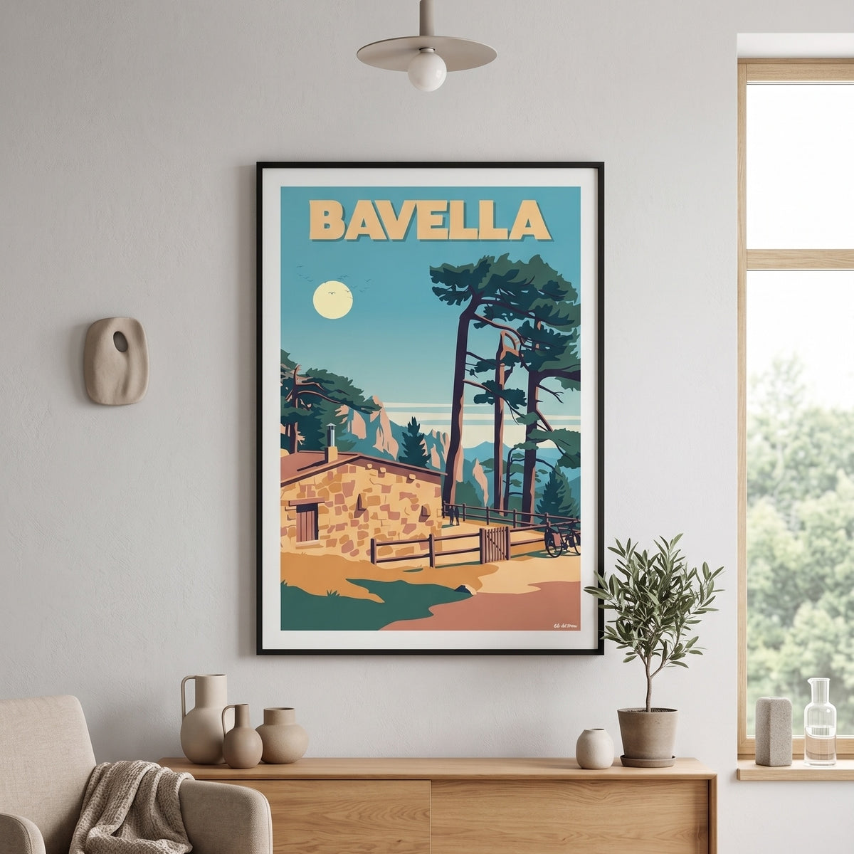 affiche corse des aiguilles de Bavella