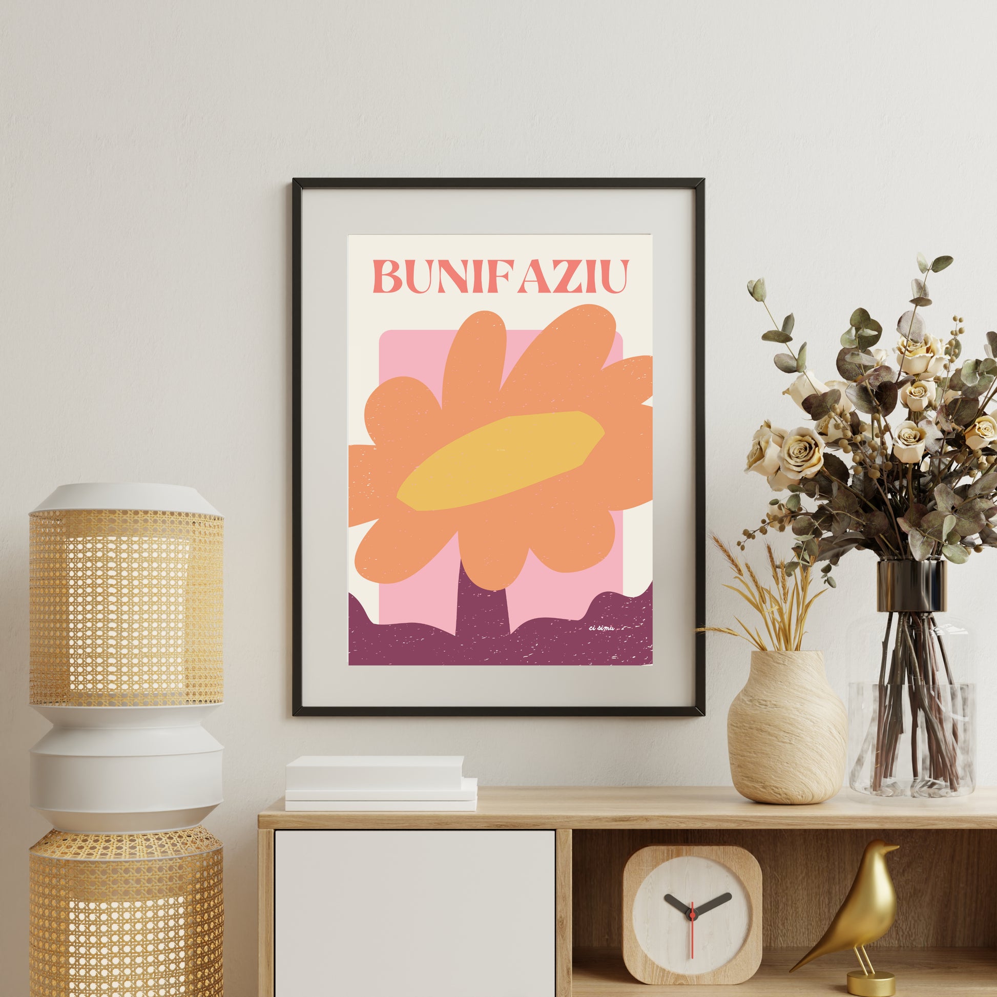 Corsica_flower_poster