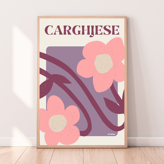 affiche de Cargèse déco corse