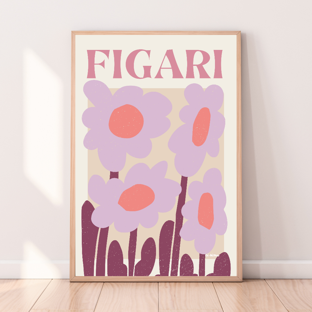 Poster décoratif corse de Figari
