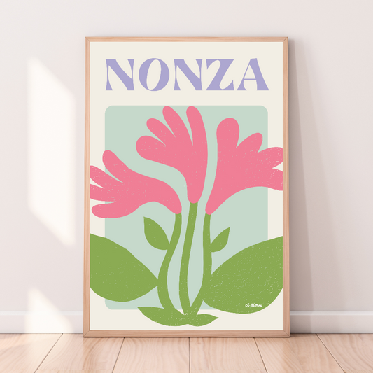 Affiche de Nonza art décoration originale 