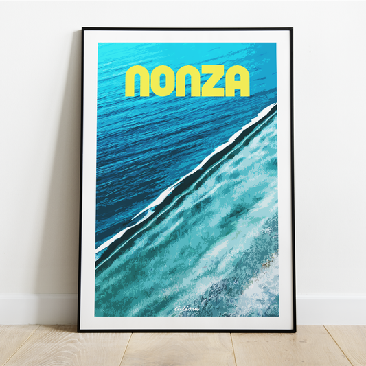 affiche corse de Nonza plage