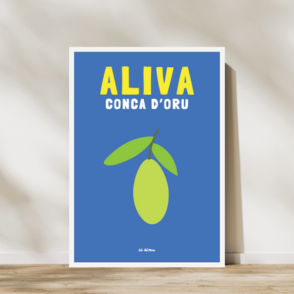 Olive conca d'oru affiche corse 
