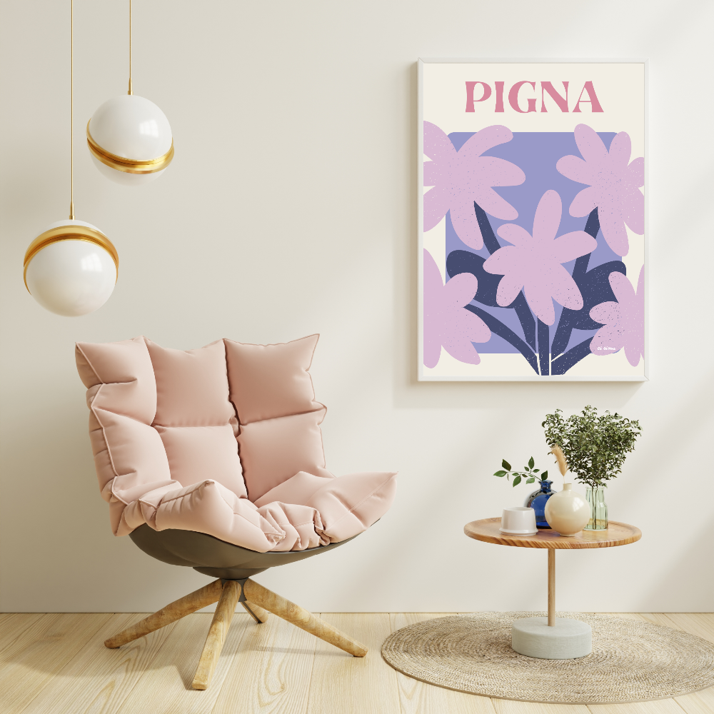 Affiche Corse de Pigna déco 