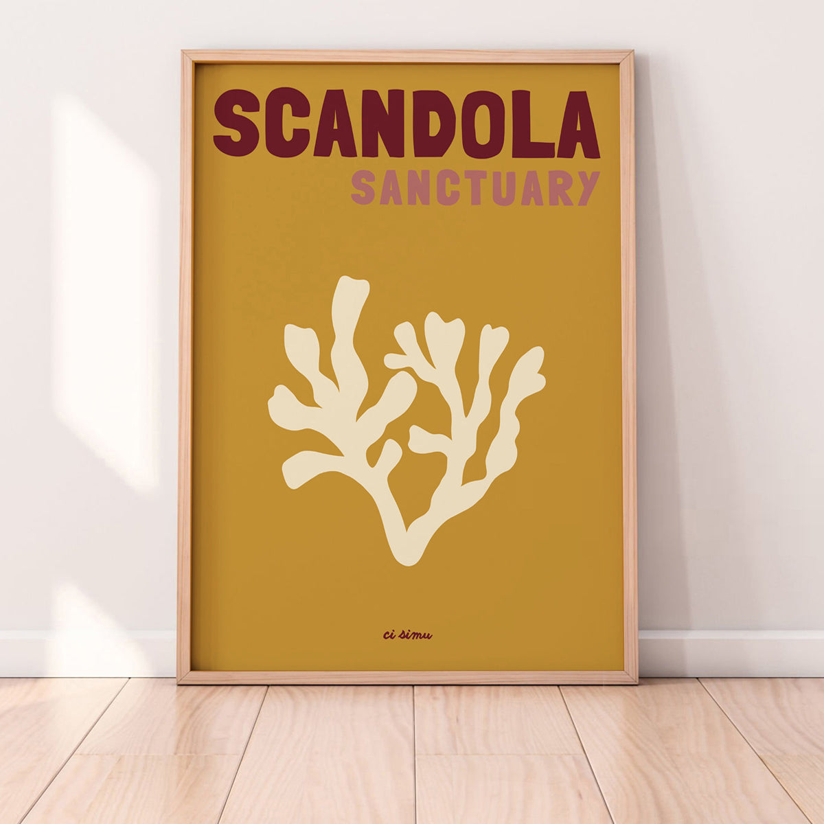 Affiche de Scandola en Corse
