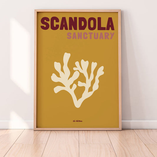 Affiche de Scandola en Corse