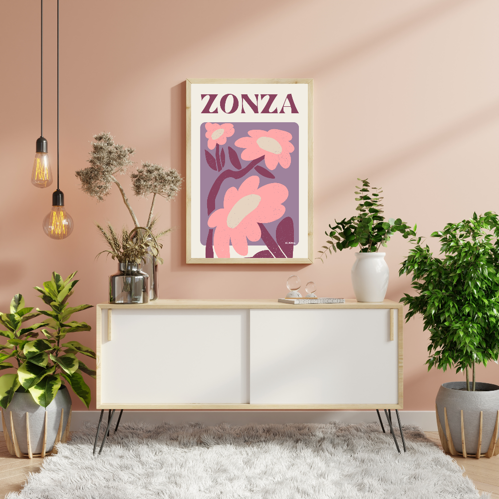 Affiche décorative Corse de Zonza