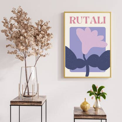 Affiche corse de Rutali décoration 