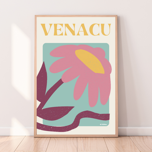 Affiche décorative de Venaco en Corse