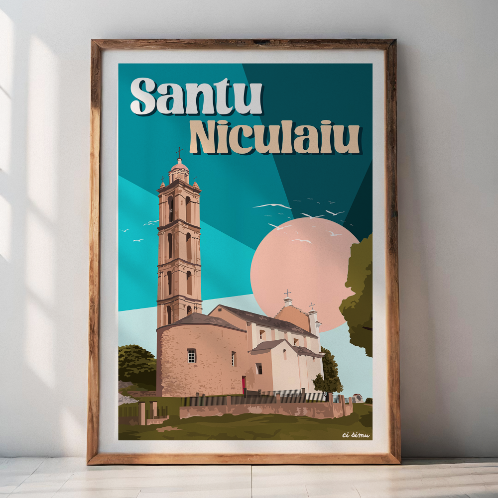 Poster de San Nicolao vintage 