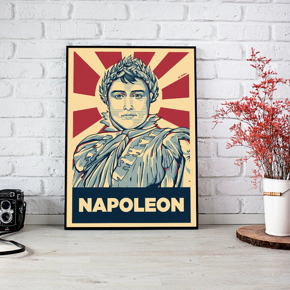 Poster de Napoleon faite en Corse