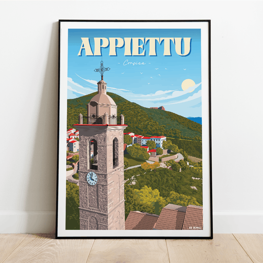 affiche corse du village appietto