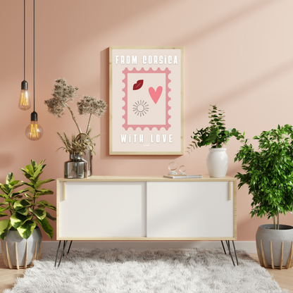 affiche corse anglaise