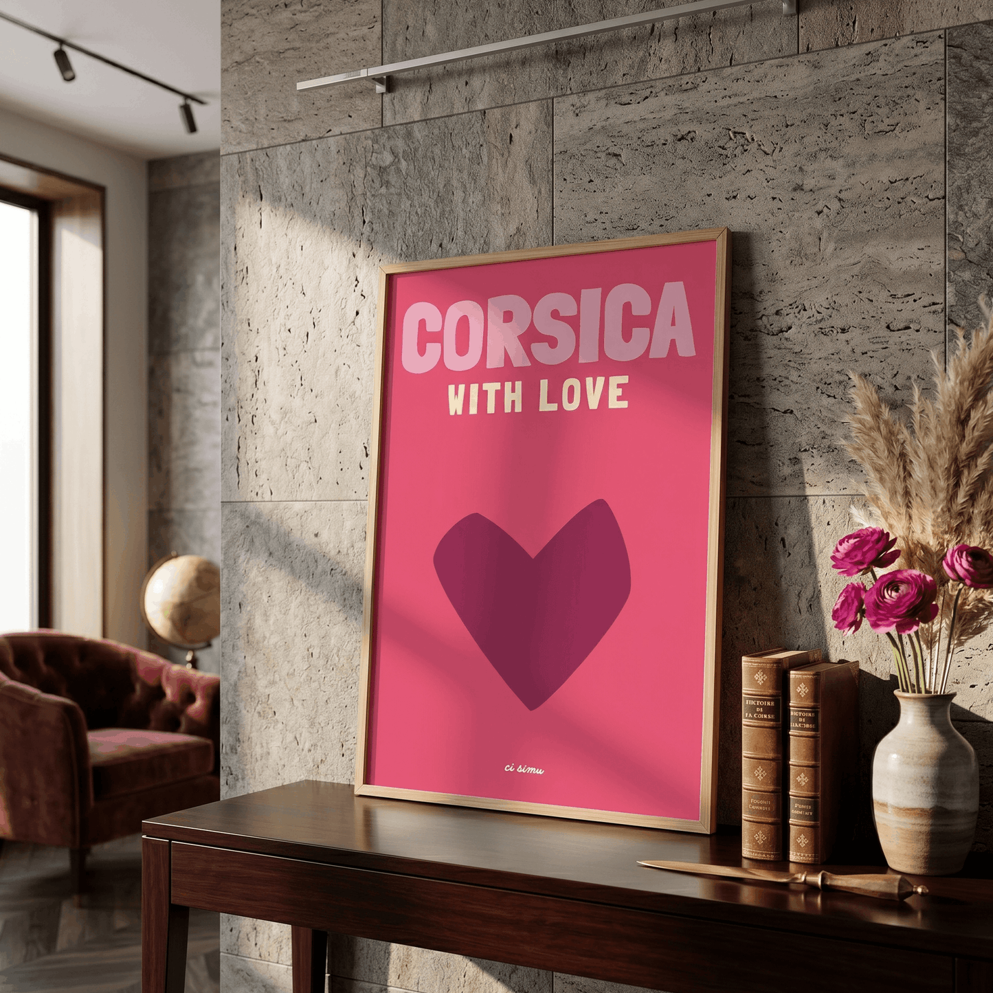 poster corse minimalist moderne