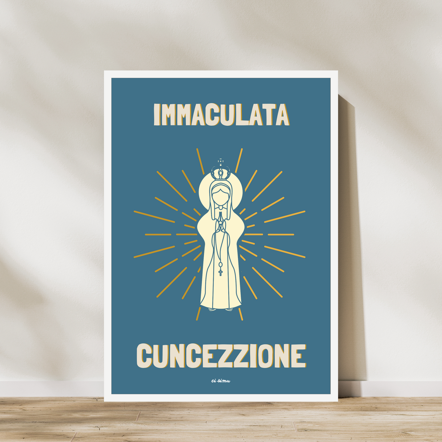 poster vierge marie immaculée conception
