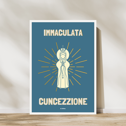 poster vierge marie immaculée conception