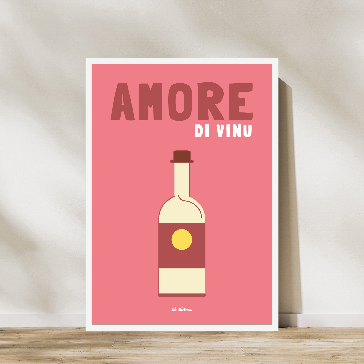 affiche vin corse