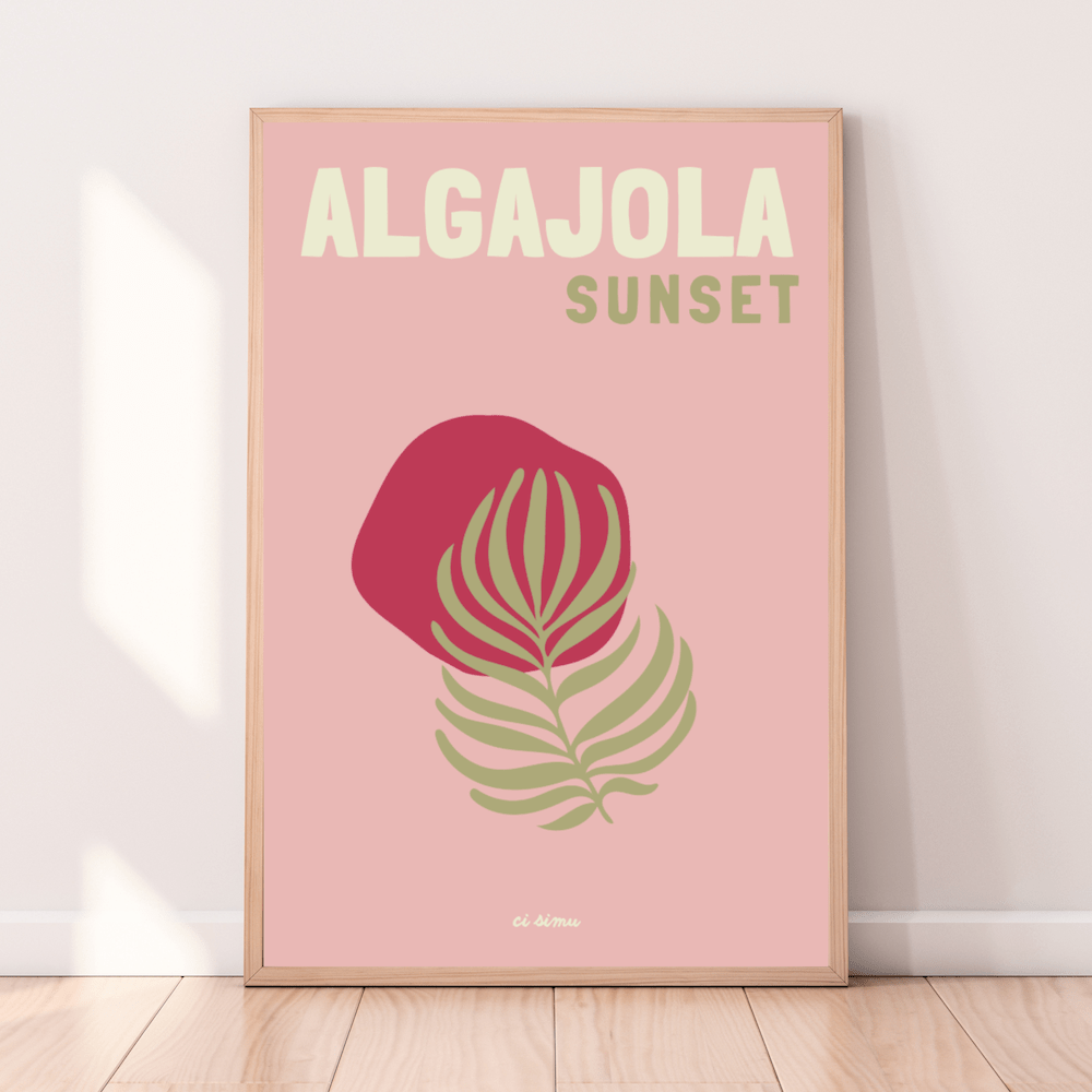 Affiche Originale Algajola Corse