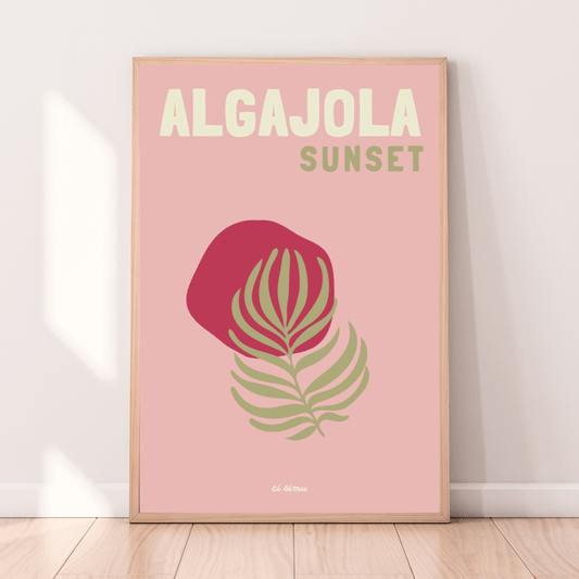 Affiche Originale Algajola Corse