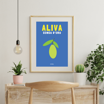 aliva Corse poster décoration originale 