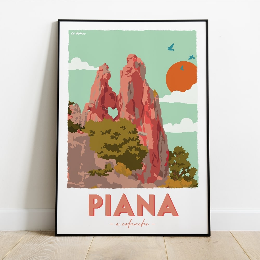 Affiche de Piana en Corse