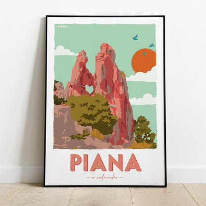 Affiche de Piana en Corse