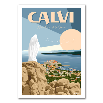 Affiche Corse Calvi Corsica 