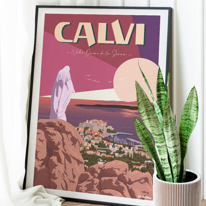 Poster Calvi Corsica