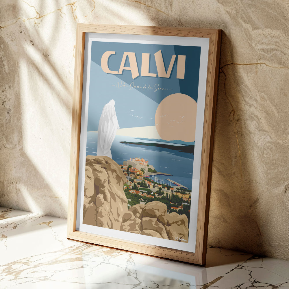 Poster de Calvi en Corse 