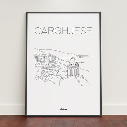 Affiche corse de Cargèse 