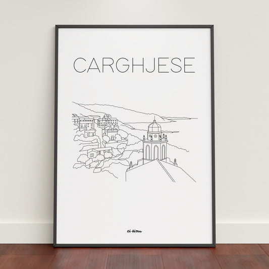 Affiche corse de Cargèse 